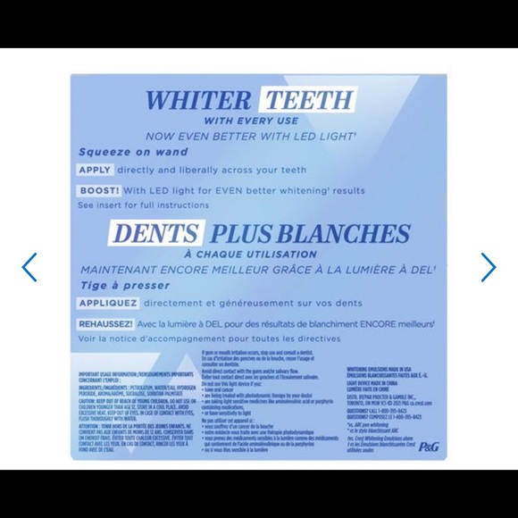 Crest Whitening Emulsions With Led Accelerator Light, Leave-On Teeth - Picture 2 of 6